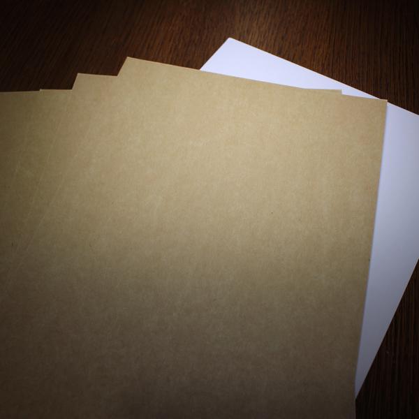 Cartolina Kraft Estucado